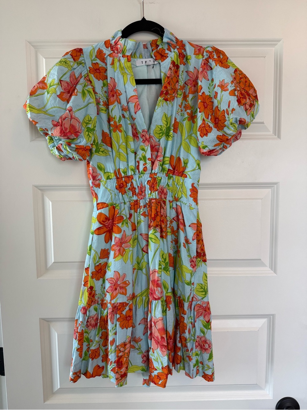 NWOT THML Balloon Sleeve Floral Dress